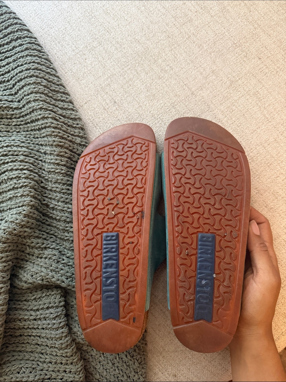 Birkenstock Arizona Sandals in Biscay Bay - Two Strap - Picture 6 of 8